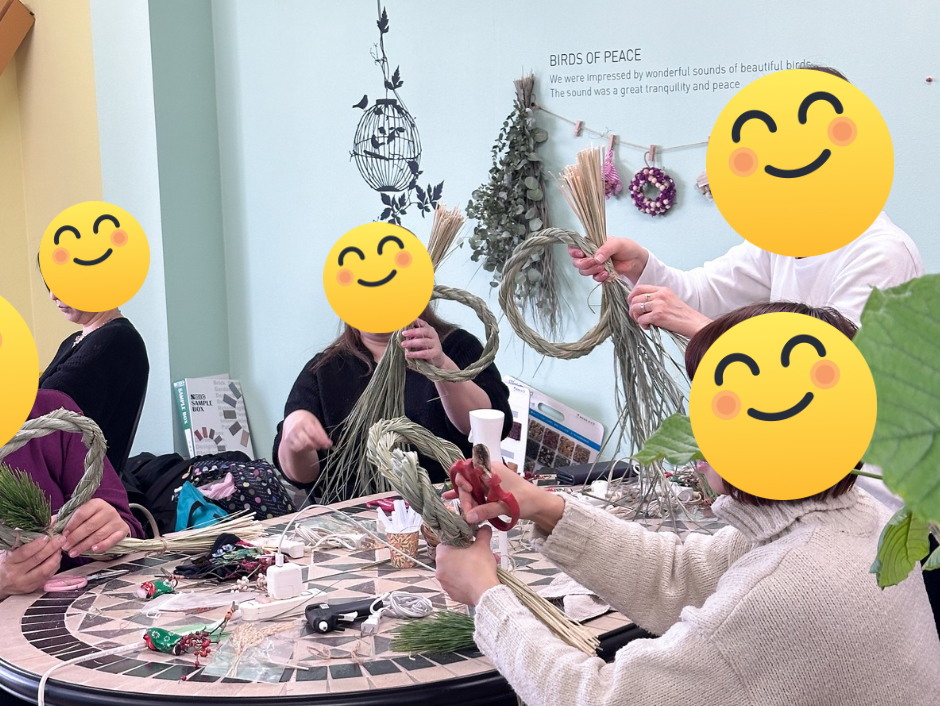 レモングラスしめ縄飾りワークショップ神奈川県小田急線　ハーブクラフト　ボタニカルクラフト (1)1